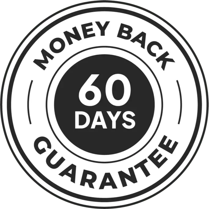 60-day money-back guarantee